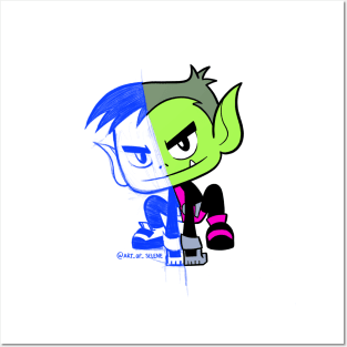 Beast boy Posters and Art